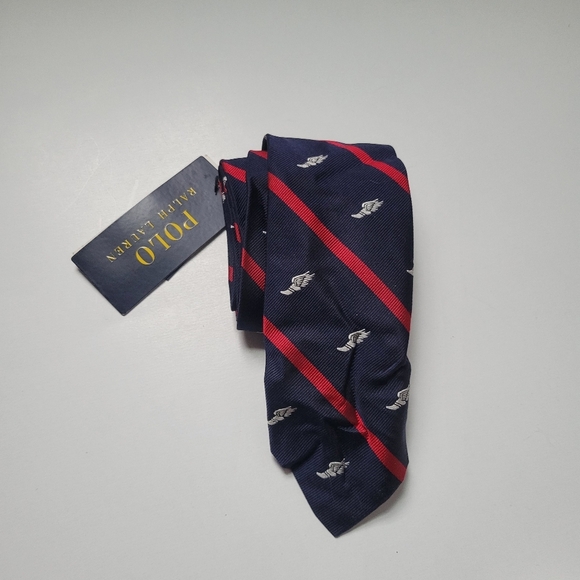 Polo Ralph lauren NWT P- wings limited edition tie 100% Silk. - Picture 3 of 16